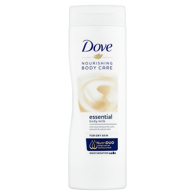 Dove Essential tělové mléko pro suchou pokožku 400 ml