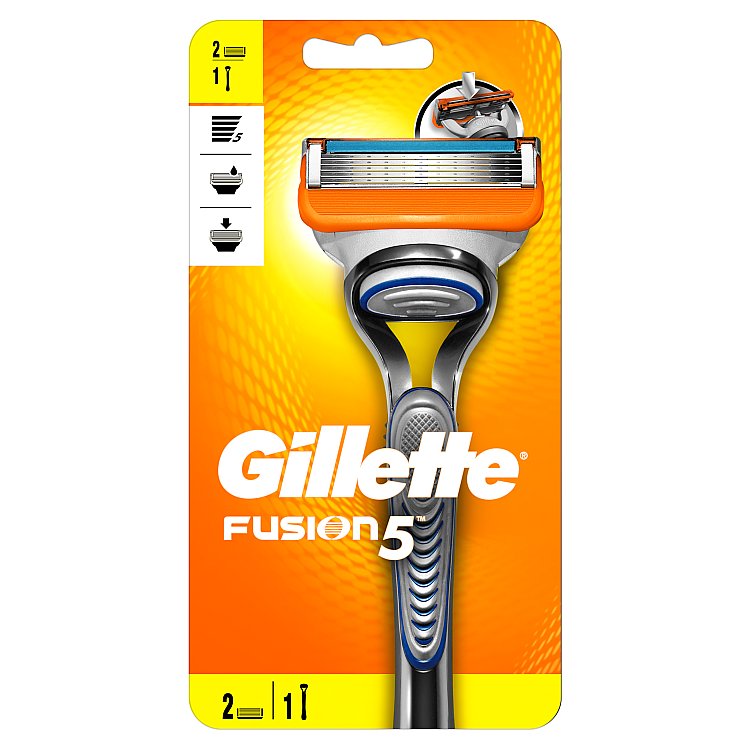 Gillette Fusion5 pánský holicí strojek + 2 hlavice 