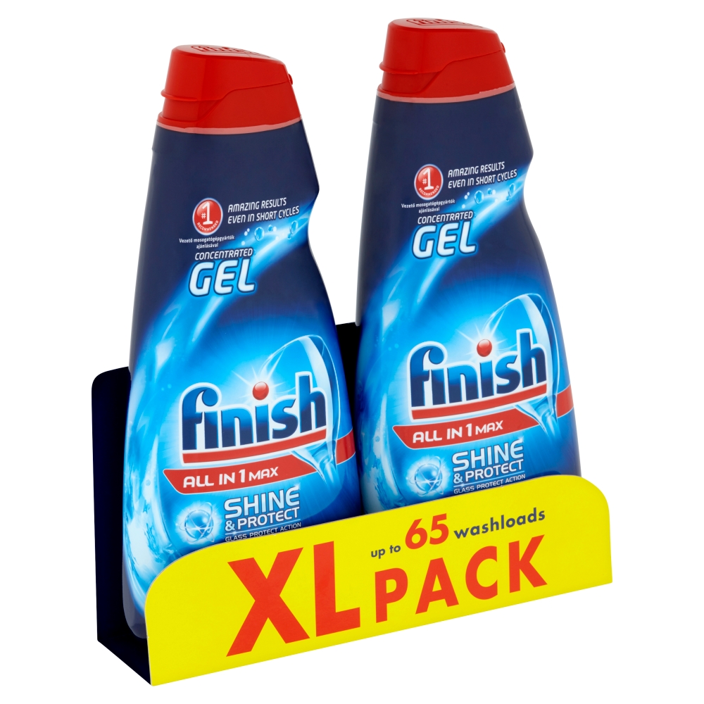 Finish All in 1 Max Shine & Protect gel do myčky nádobí 2x 650 ml