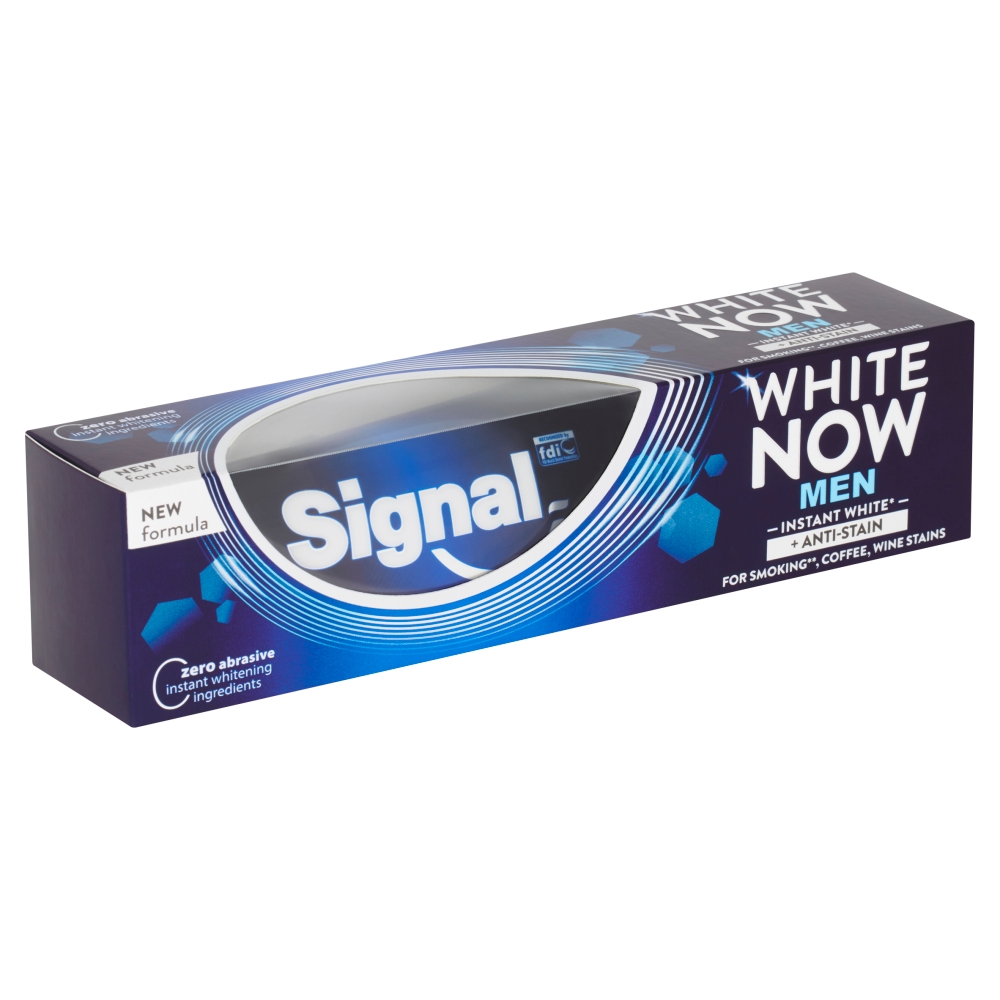 Signal White Now Men Superpure zubní pasta pro muže 75 ml