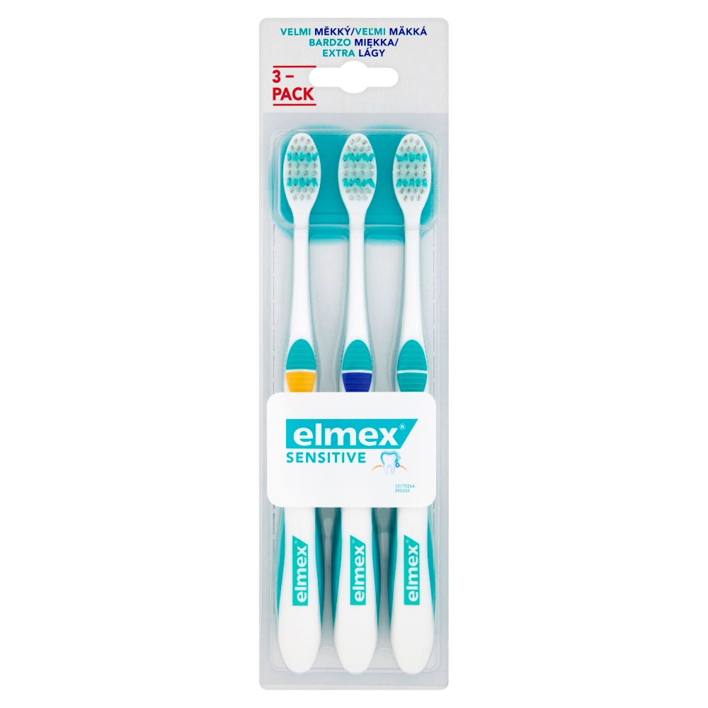 Elmex Sensitive Zubní kartáček velmi měkký 3 ks