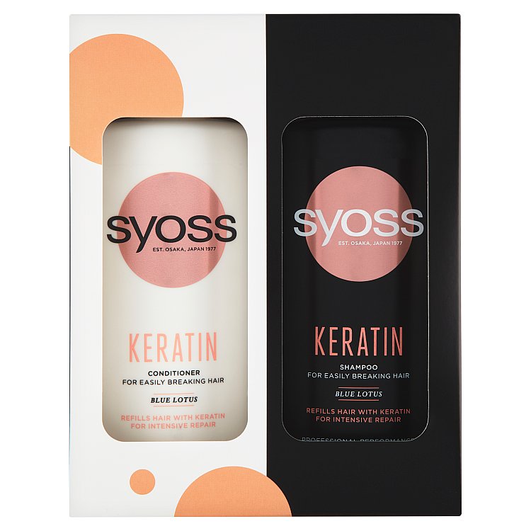 SYOSS dárková sada Keratin Premium 2 ks