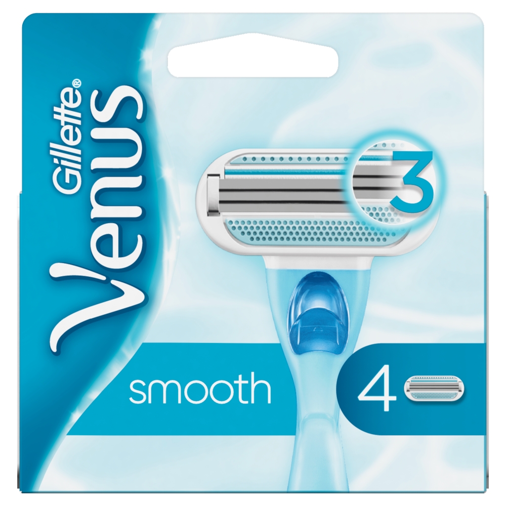Gillette Venus Smooth náhradní holicí hlavice 4 ks