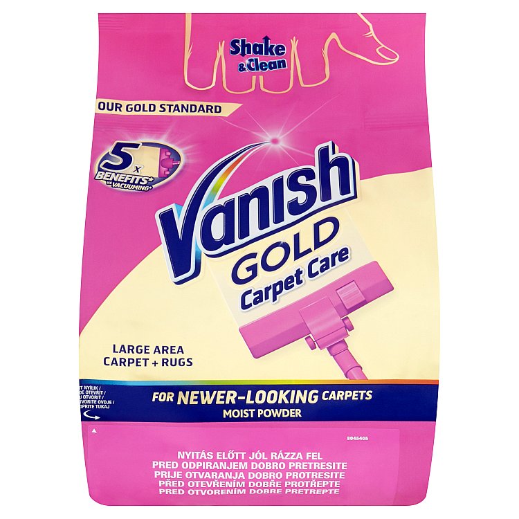 Vanish Shake & Clean, prášek na čištění koberců 650 g