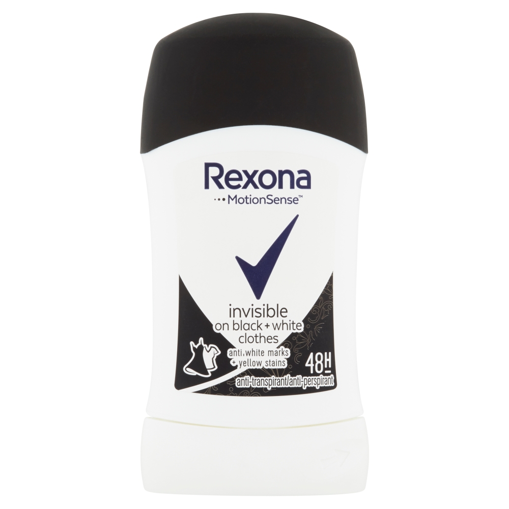 Rexona tuhý antiperspirant pro ženy Invisible on Black+White clothes 40 ml