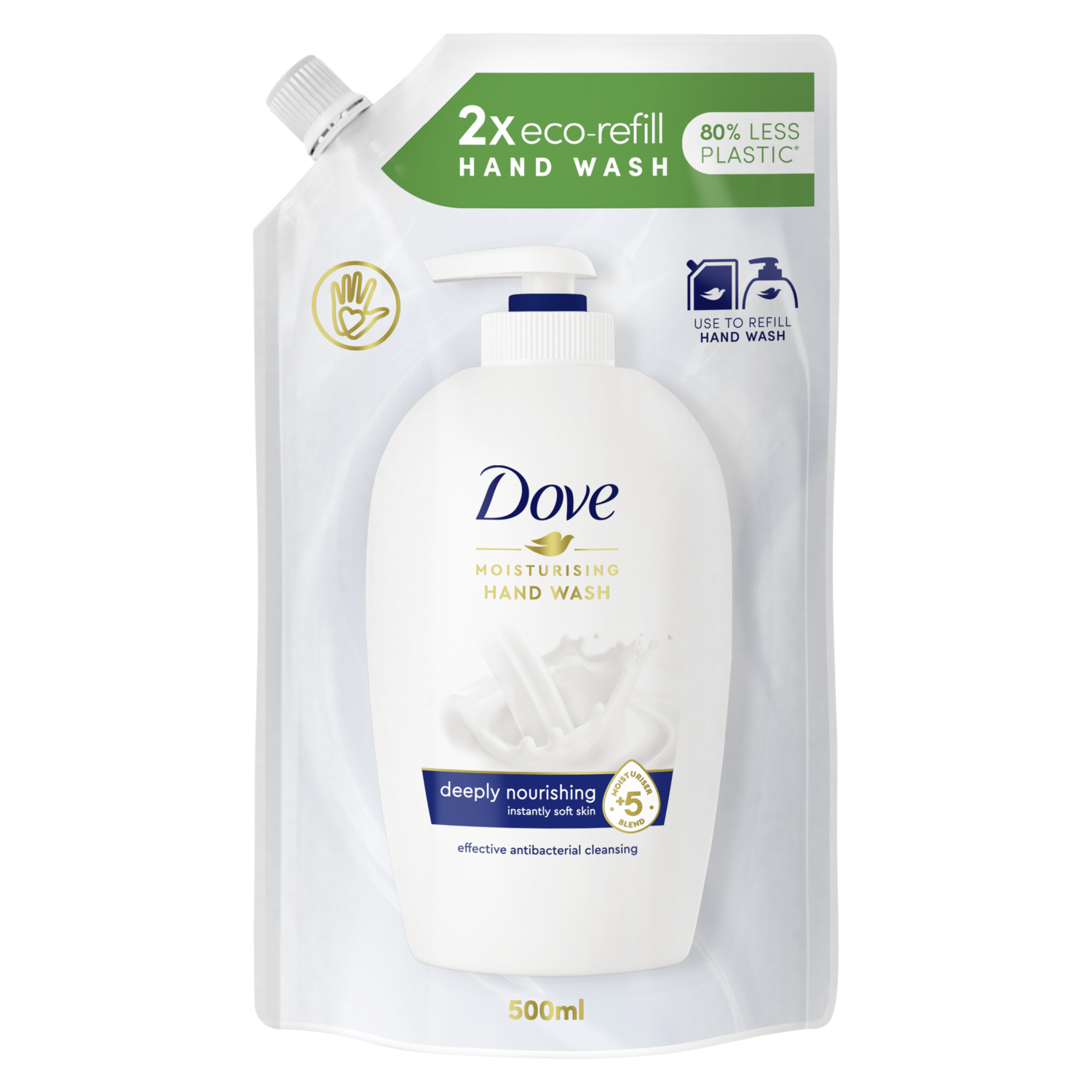 Dove jemné tekuté mýdlo náhradní náplň 500 ml