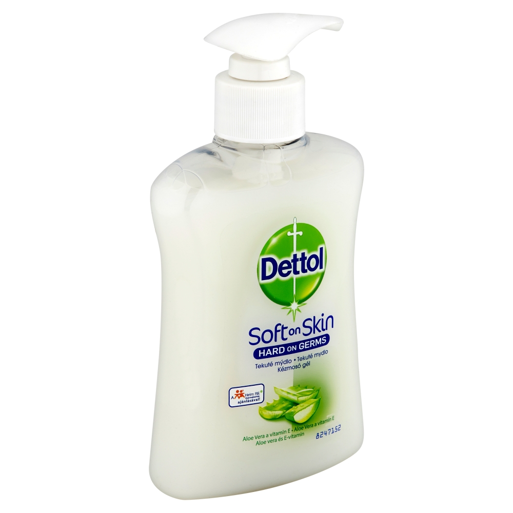 Dettol Soft on Skin tekuté antibakteriální mýdlo s aloe vera 250 ml