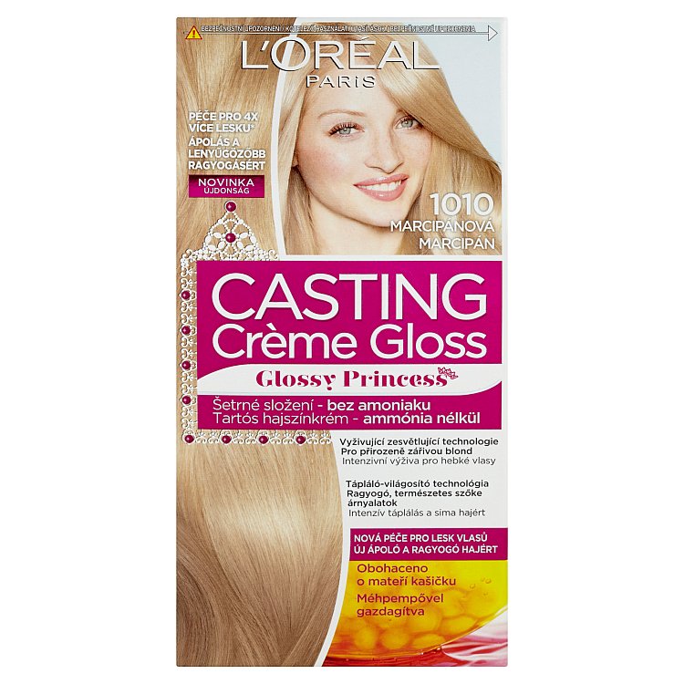 L’Oréal Paris Casting Crème Gloss barva na vlasy odstín blond světlá ledová 1010