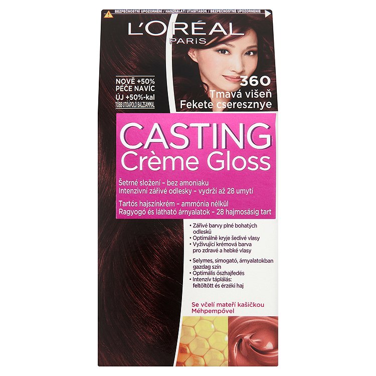 L'Oréal Paris Casting Crème Gloss tmavá višeň 360