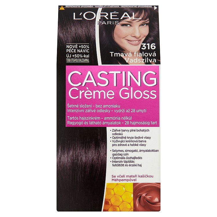 L'Oréal Paris Casting Crème Gloss tmavá fialová 316
