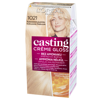 L'Oréal Paris Casting Creme Gloss permanentní barva na vlasy 1021 kokosová pusinka
