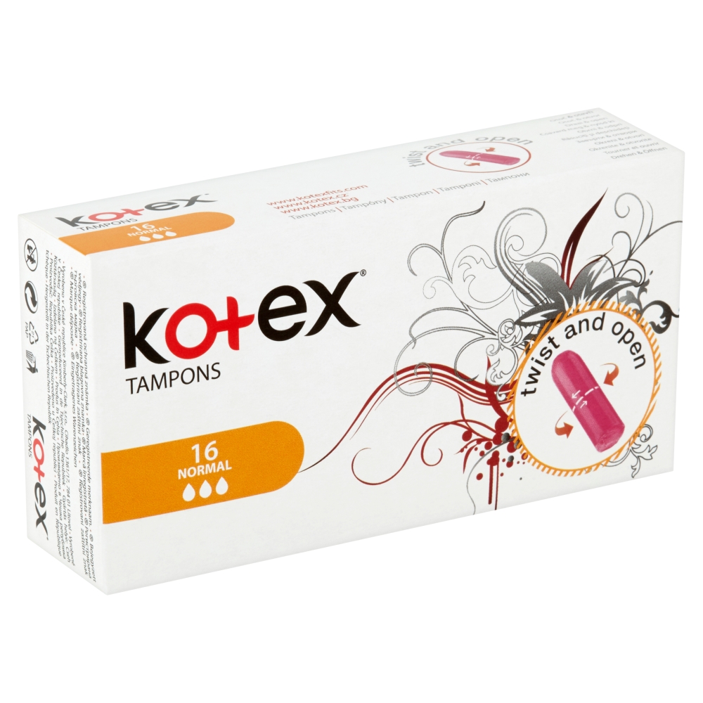 Fotografie Kotex Normal tampóny 16 ks/bal. Kotex A46:52608
