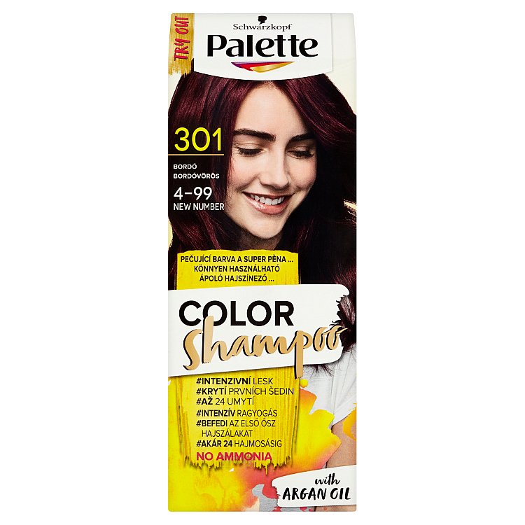Schwarzkopf Palette Color Shampoo barva na vlasy Bordó 301