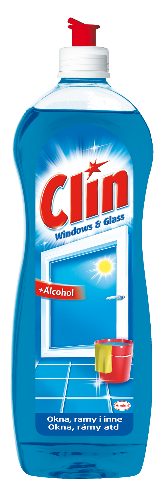 Clin čistič na okna a rámy s alkoholem 750 ml