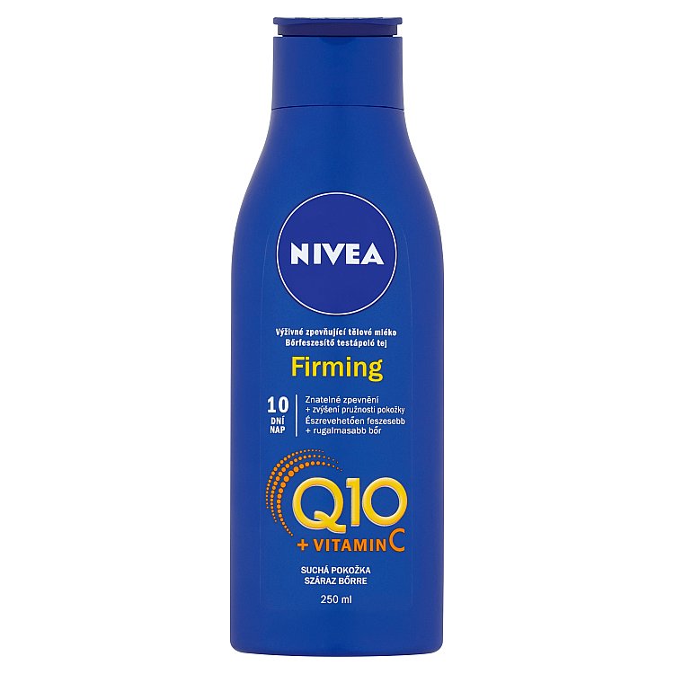Nivea Q10 Energy+ Výživné zpevňující tělové mléko 250 ml
