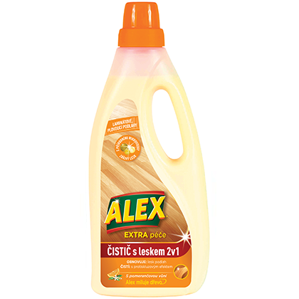 ALEX Čistič s leskem 2v1 s pomerančovým olejem 750 ml
