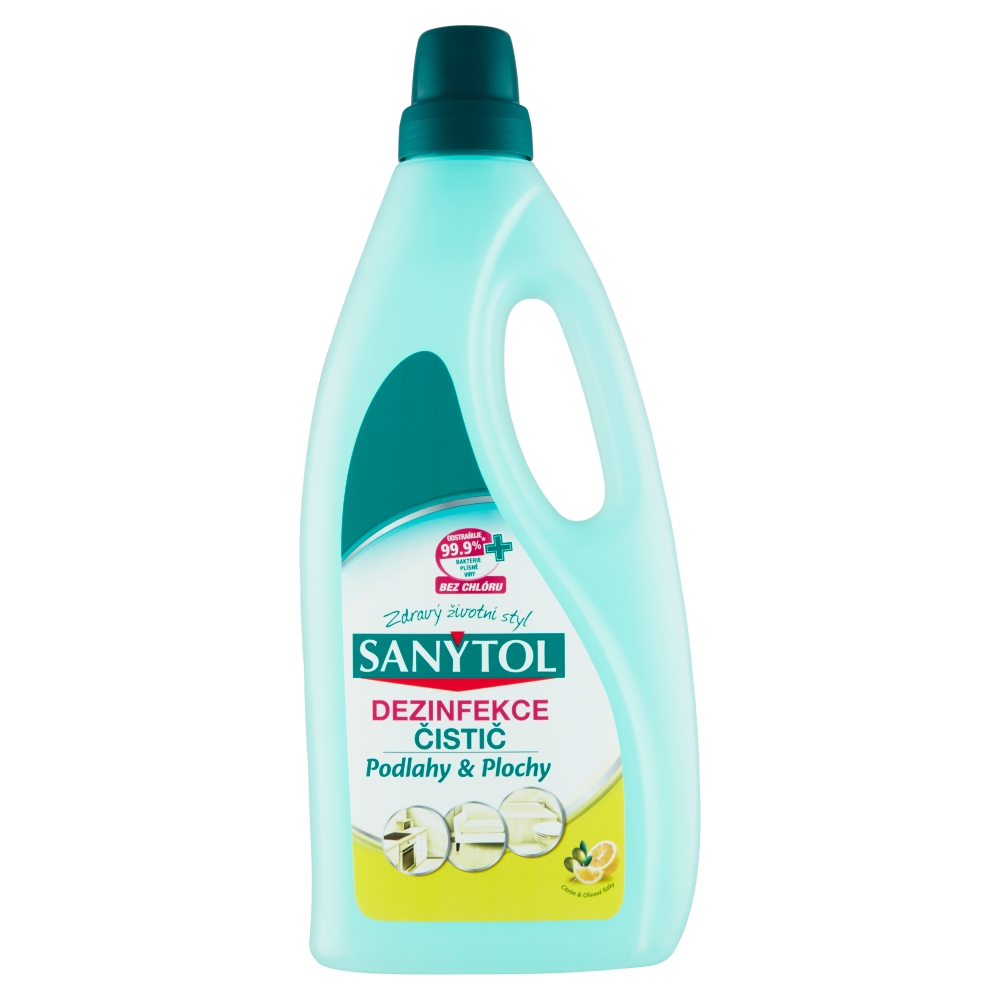 Sanytol dezinfekce čistič na podlahy a povrchy s vůní citronu 1 l