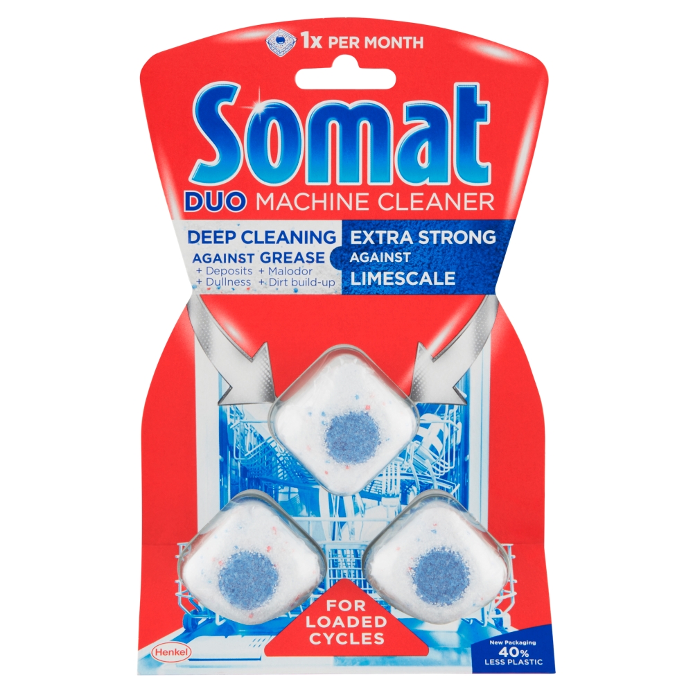 Somat Duo čistič myčky na nádobí 3 x 19 g