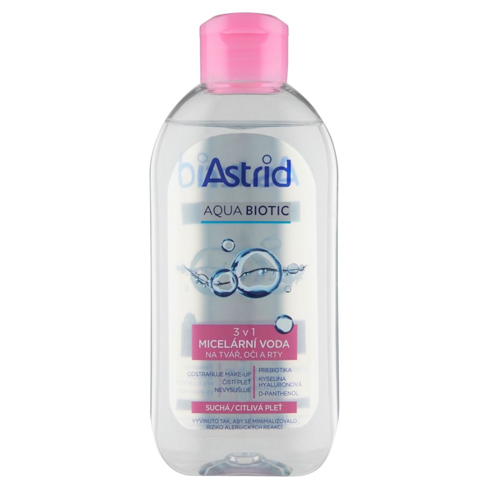 Astrid Aqua Biotic micelární voda 3v1 200 ml