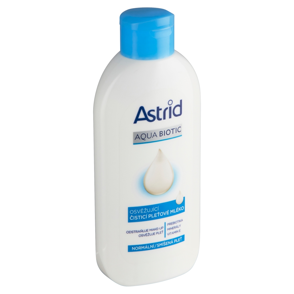 Astrid Aqua Biotic osvěžující čisticí pleťové mléko 200 ml