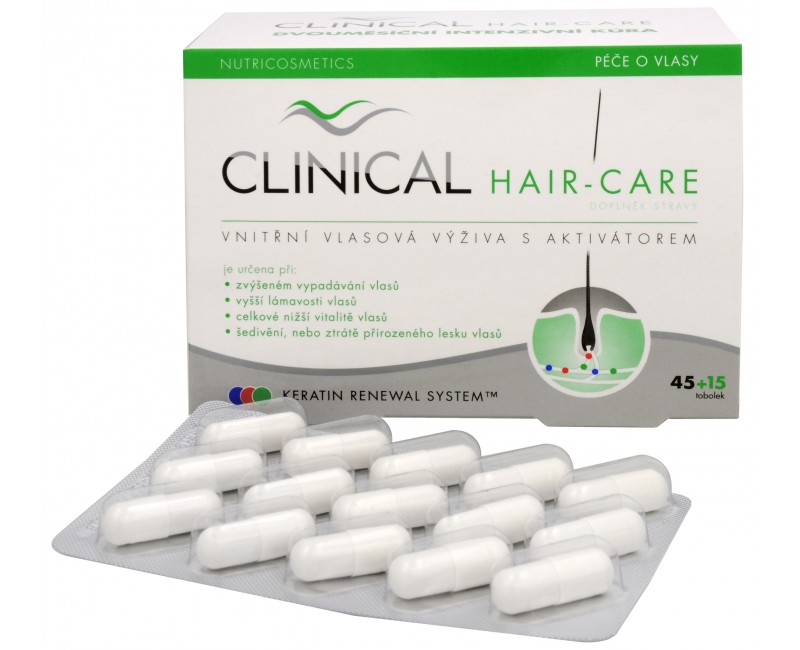 Clinical Hair-care 45 tob. + 15 tob. ZDARMA