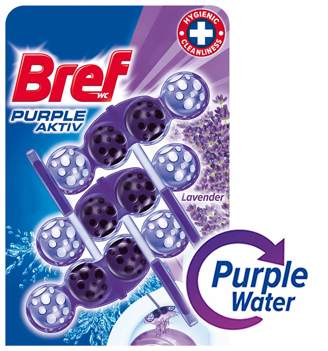 Bref Purple Aktiv Lavender 3 x 50 g