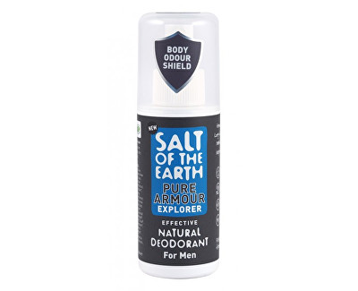 Salt of the Earth Pure Armour Explorer přírodní deodorant ve spreji pro muže 100 ml