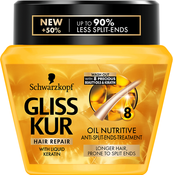 Gliss Kur Oil Nutritive péče proti roztřepeným konečkům 300 ml