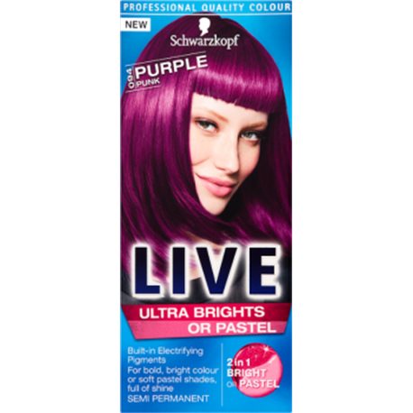 Schwarzkopf Live Ultra Brights or Pastel barva na vlasy Purple Pink 94 50 ml