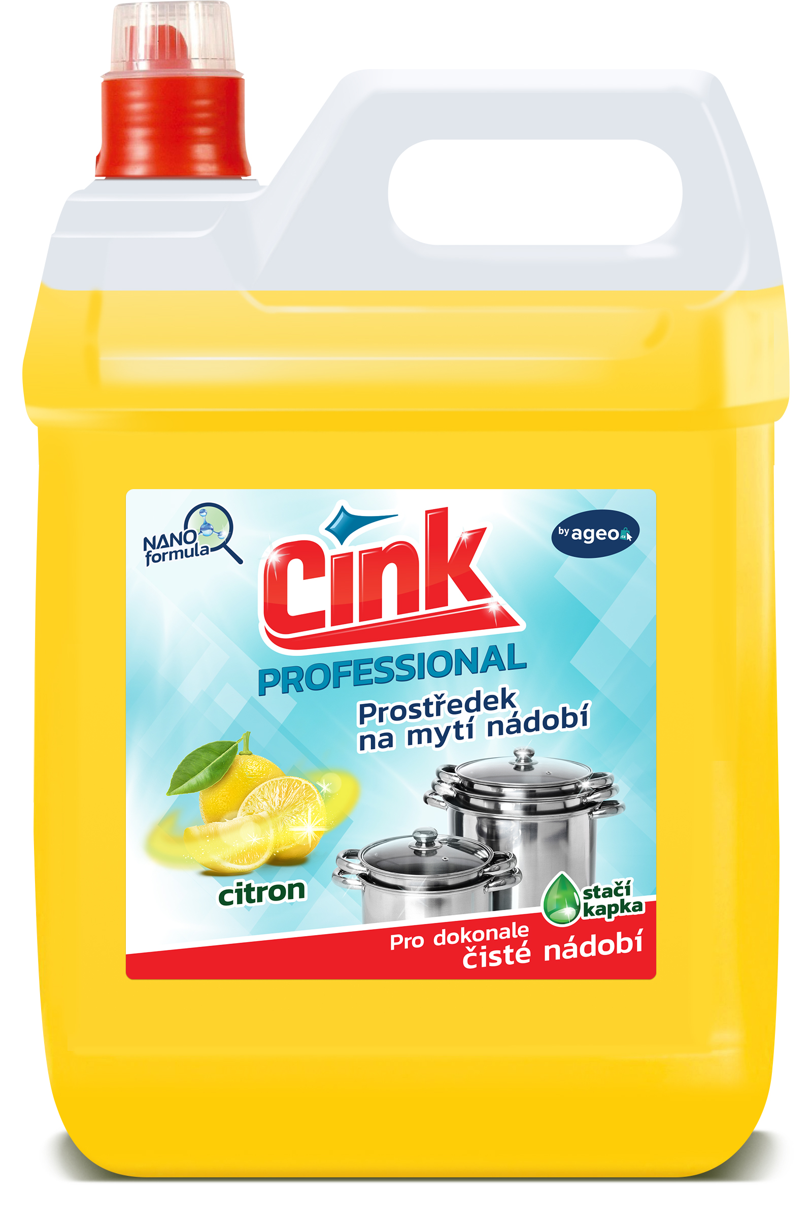 Cink Citron prostředek na ruční mytí nádobí 5 L
