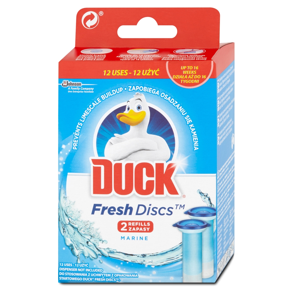 Duck Fresh Discs čistič WC náplň s vůní moře 2 x 36 ml