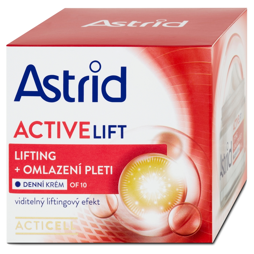 Astrid Active Lift Denní krém lifting + omlazení pleti OF 10 50 ml
