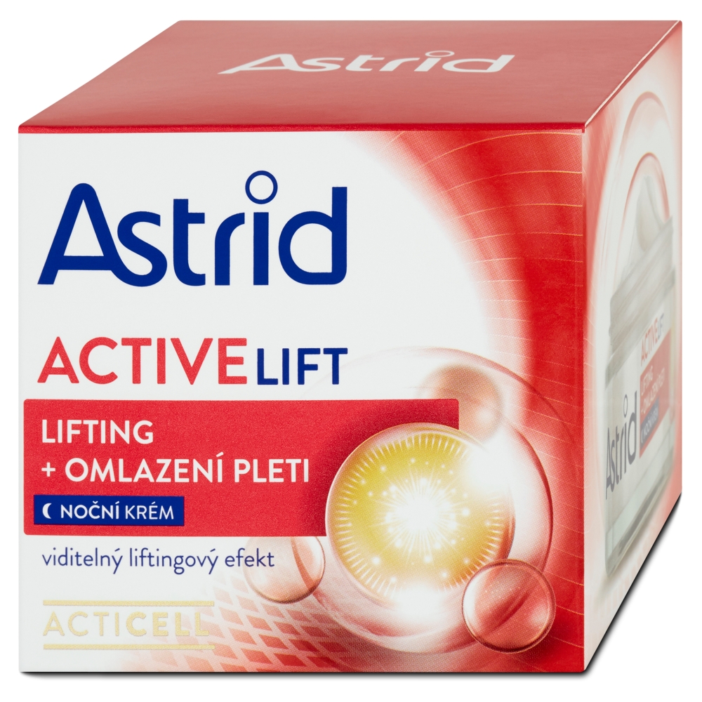 Astrid Active Lift Liftingový omlazující noční krém 50+ 50 ml