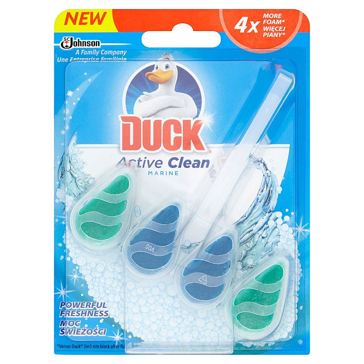 Duck Active Clean závěsný WC čistič s mořskou vůní 38,6 g