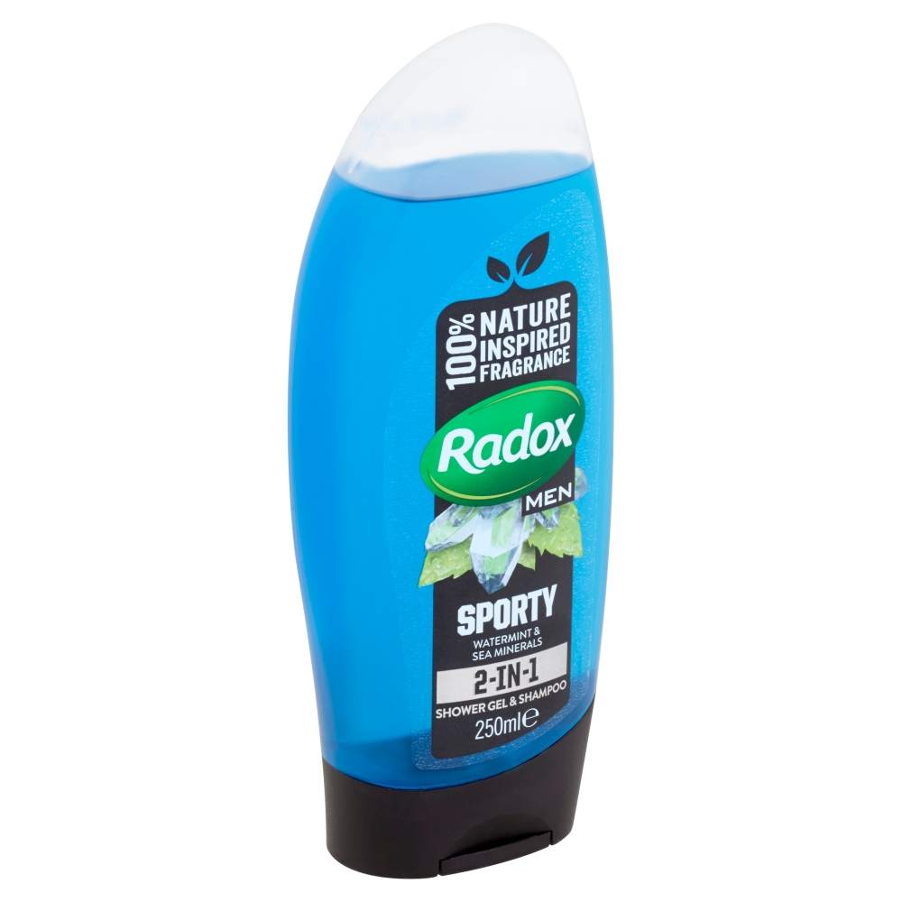 Radox Feel Sporty 2v1 pánský sprchový gel a šampon 250 ml