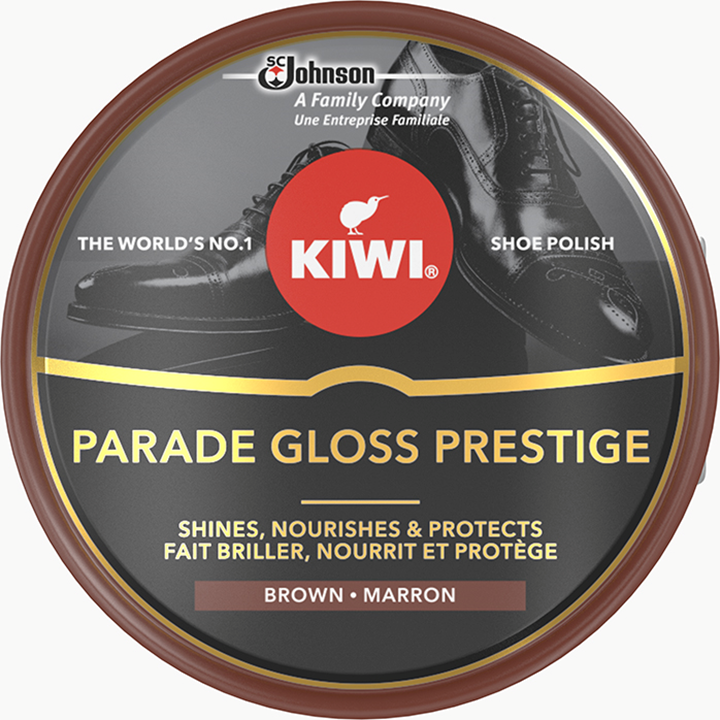 Kiwi Parade Gloss Prestige hnědý krém na boty 50 ml