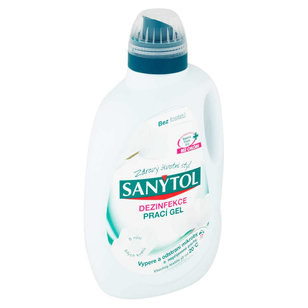 Sanytol dezinfekční prací gel, 16 praní 1,65 l