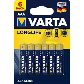 Varta Longlife baterie mikro AAA 6 ks