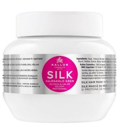 Kallos Hydratační maska na vlasy s olivovým olejem a hedvábným proteinem KJMN 1000 ml