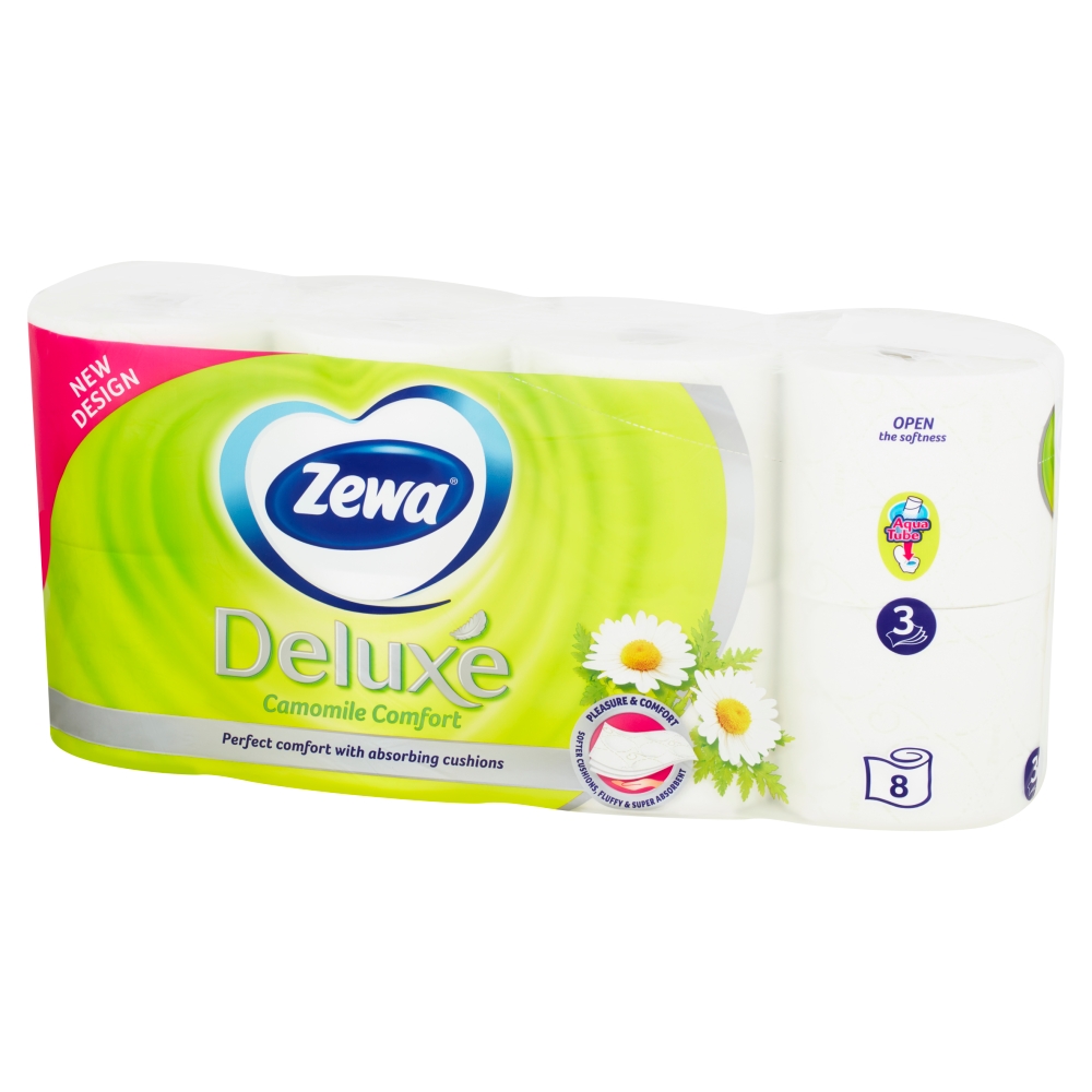 Zewa Deluxe Camomile Comfort toaletní papír 3vrstvý 8 ks