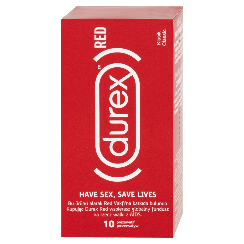 Durex Kondomy Red 10 ks