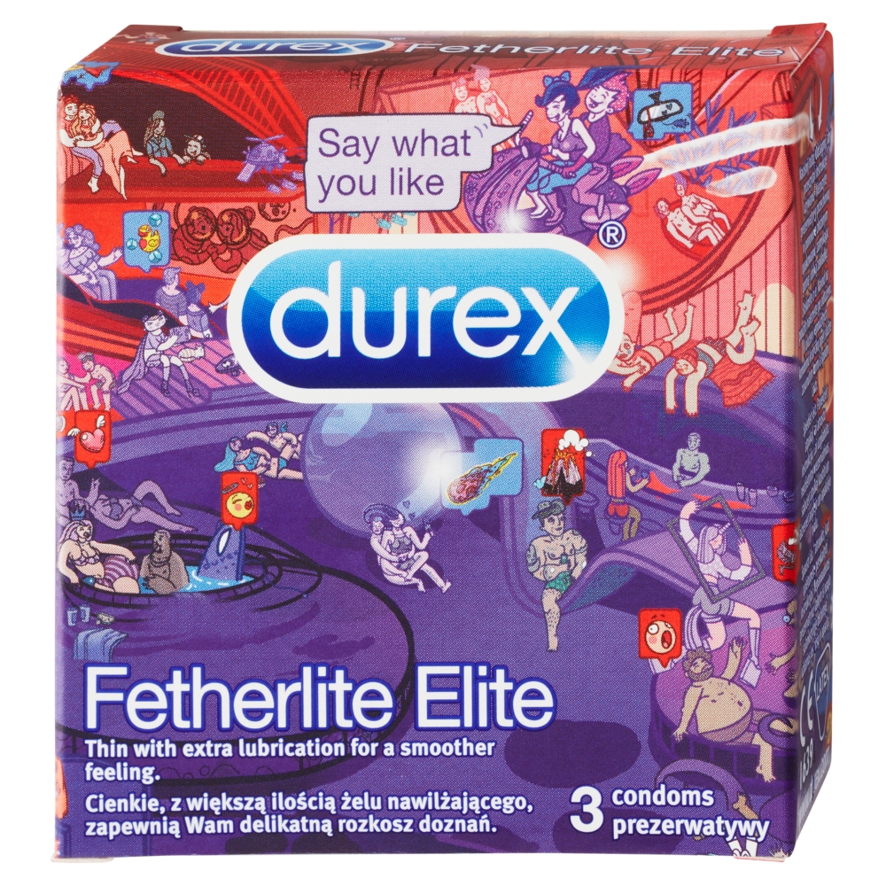 Durex Fetherlite Elite kondomy 3 ks