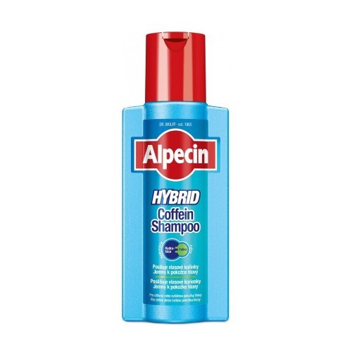 Alpecin Kofeinový šampon pro muže pro citlivou pokožku hlavy Hybrid (Coffein Shampoo) 250 ml