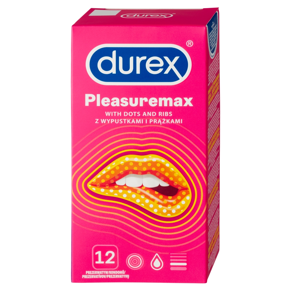 Durex Kondomy Pleasure Max 12 ks