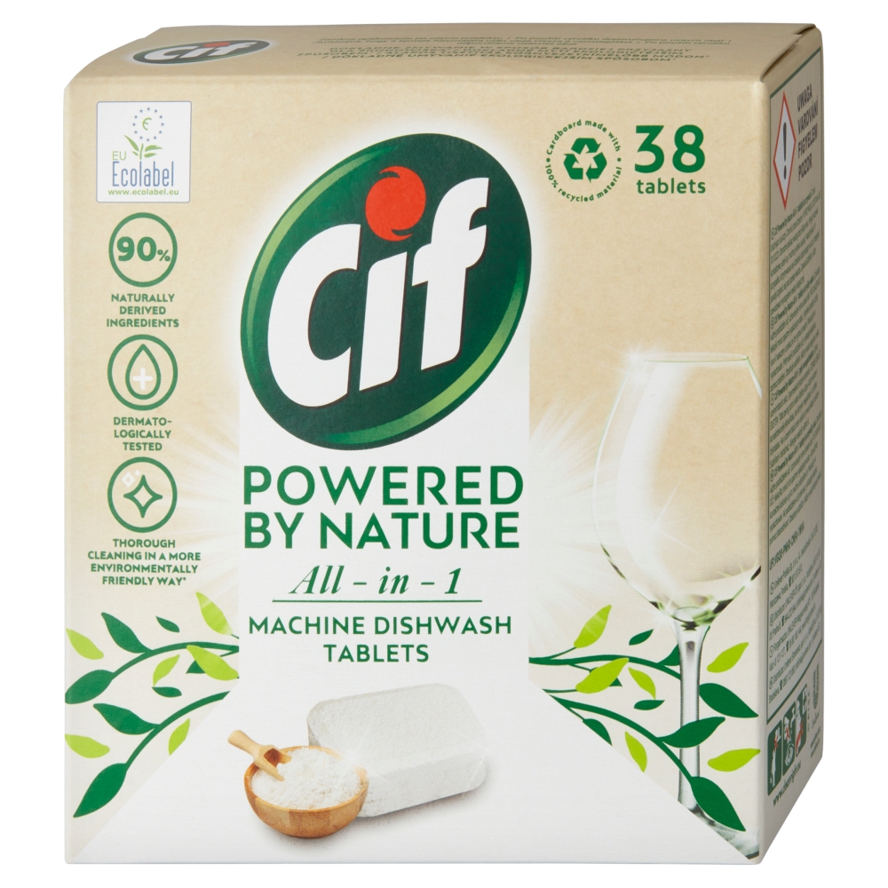 Cif All in 1 Nature tablety do myčky nádobí 38 ks