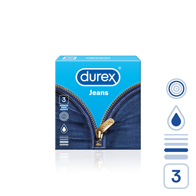 Durex Kondomy Jeans 3 ks