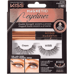 Kiss Magnetické umělé řasy s očními linkami (Magnetic Eyeliner & Lash Kit) 07 Charm