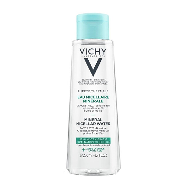 Vichy Minerální micelární voda pro smíšenou a mastnou pleť Pureté Thermale (Mineral Micellar Water) 400 ml