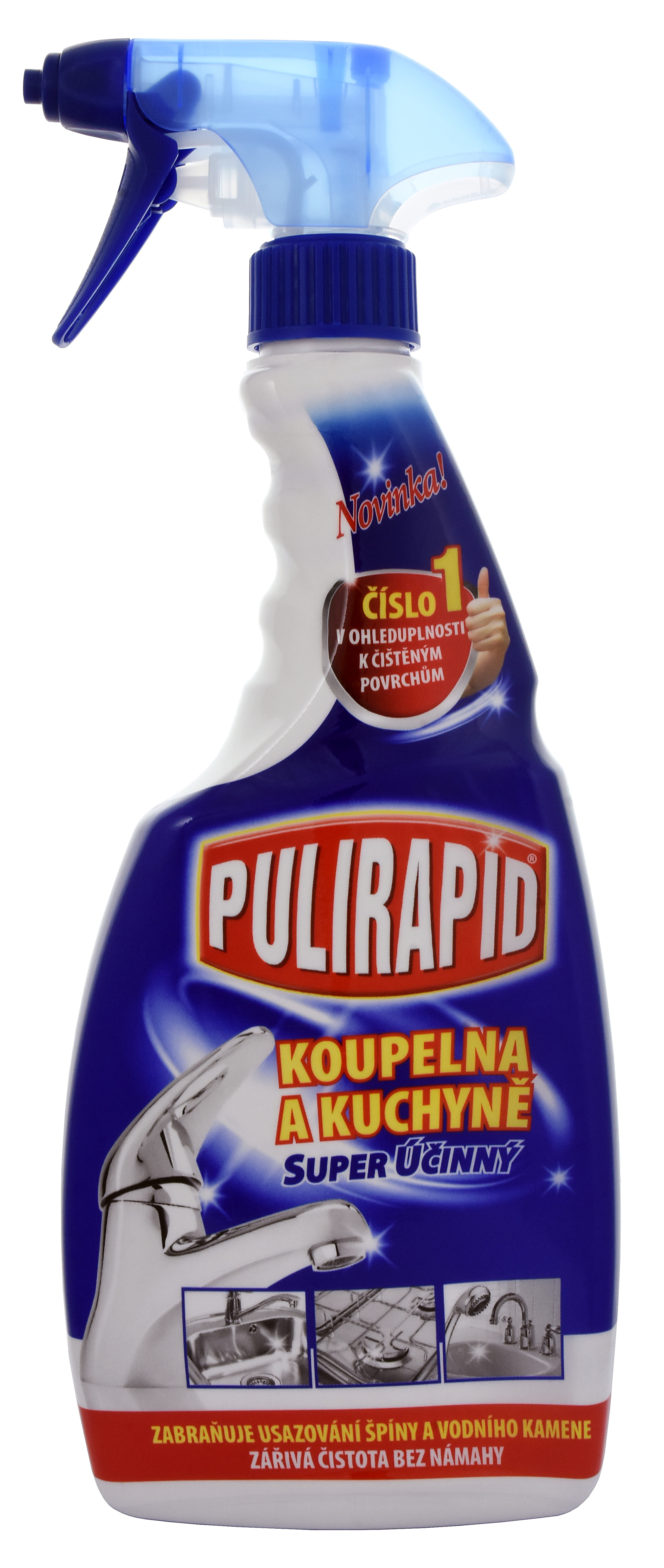 Pulirapid čistící prostředek na koupelny a kuchyně 500 ml