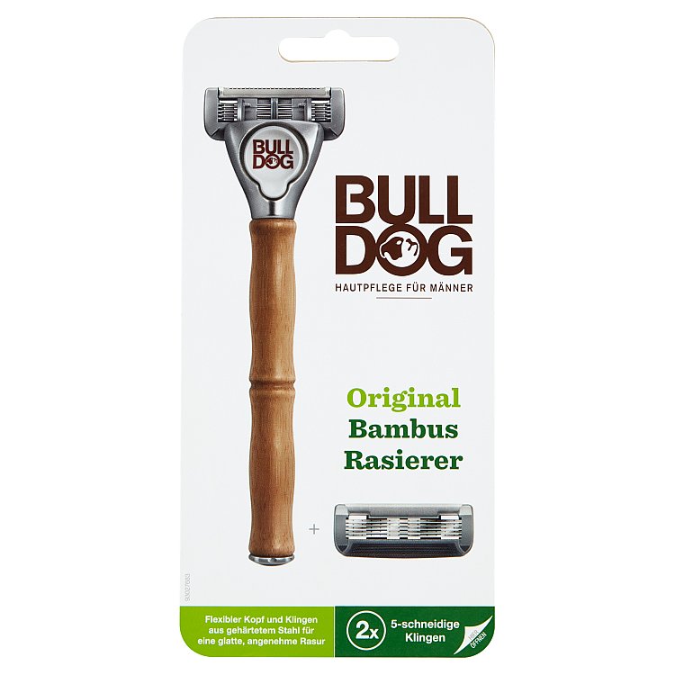 Bulldog Original Bamboo strojek + 2 náhradní hlavice